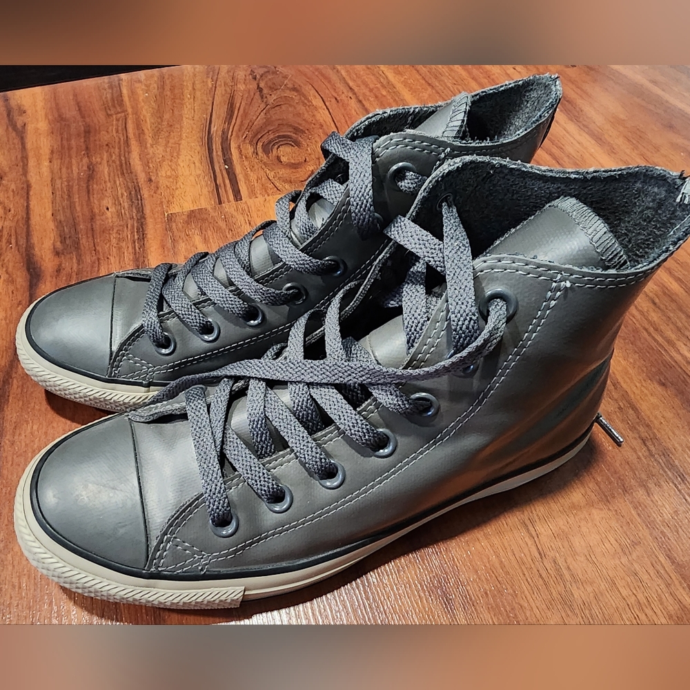 Grey Converse High Tops